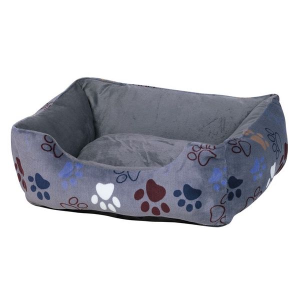 Легло Nobby Comfort Bed Square Classic Lissi Dark Grey, 60x50x18 cm 00000001434 снимка