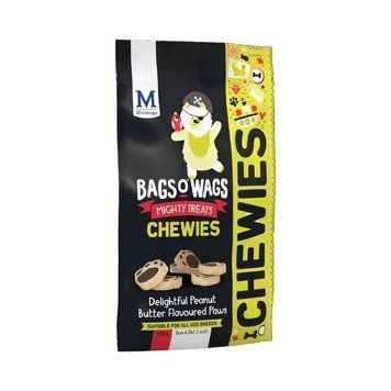 Лакомство Montego Bags O&rsquo; Wags Chewies Peanut Butter Paws, 120 гр 00000010226 снимка