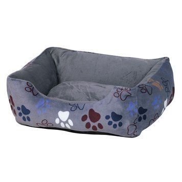 Легло Nobby Comfort Bed Square Classic Lissi Dark Grey, 70x60x20 cm 00000001435 снимка