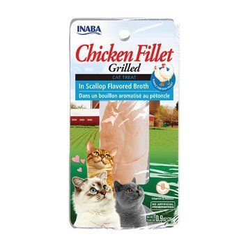 Лакомство Ciao Cat Treats Grilled Chicken Fillet in Scallop Flavoured Broth - 15 гр 00000010162 снимка