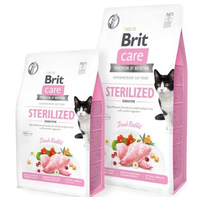 Суха храна Brit Care Cat Grain-Free Sterilized Sensitive, 400 гр 00000005185 снимка