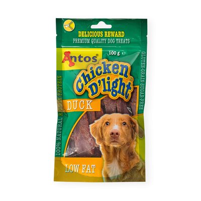 Лакомство Antos Dog Chicken D'light Duck - 100 гр 00000008157 снимка