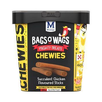 Лакомство Montego Bags O&rsquo; Wags Chewies Peanut Butter Paws, 500 гр 00000010225 снимка