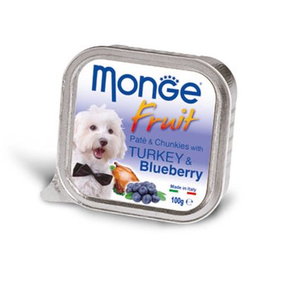 Пастет Monge Dog Fruit Turkey & Blueberries - 100 гр 00000004080 снимка
